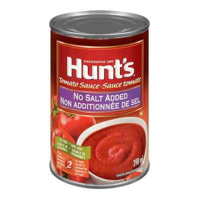 HUNTS NO SALT PASTA SAUCE [398 ml]