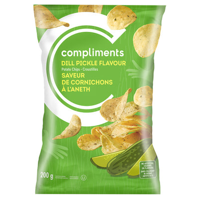COMP DILL PICKLE  POTATO CHIPS [200 g]