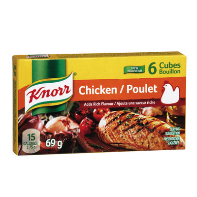 Knorr 6 Chicken Bouillon Cubes, 69 g