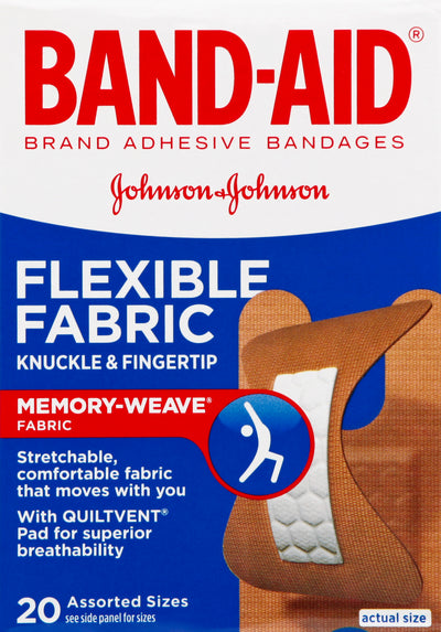BAND-AID KNUCKLE FINGERTIP [20 ea]