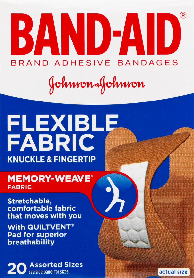 BAND-AID KNUCKLE FINGERTIP [20 ea]