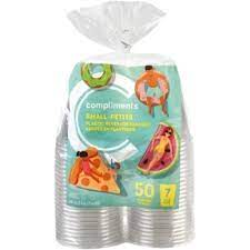 COMP PLASTIC CUPS 7OZ PLASTIC [50 EA]
