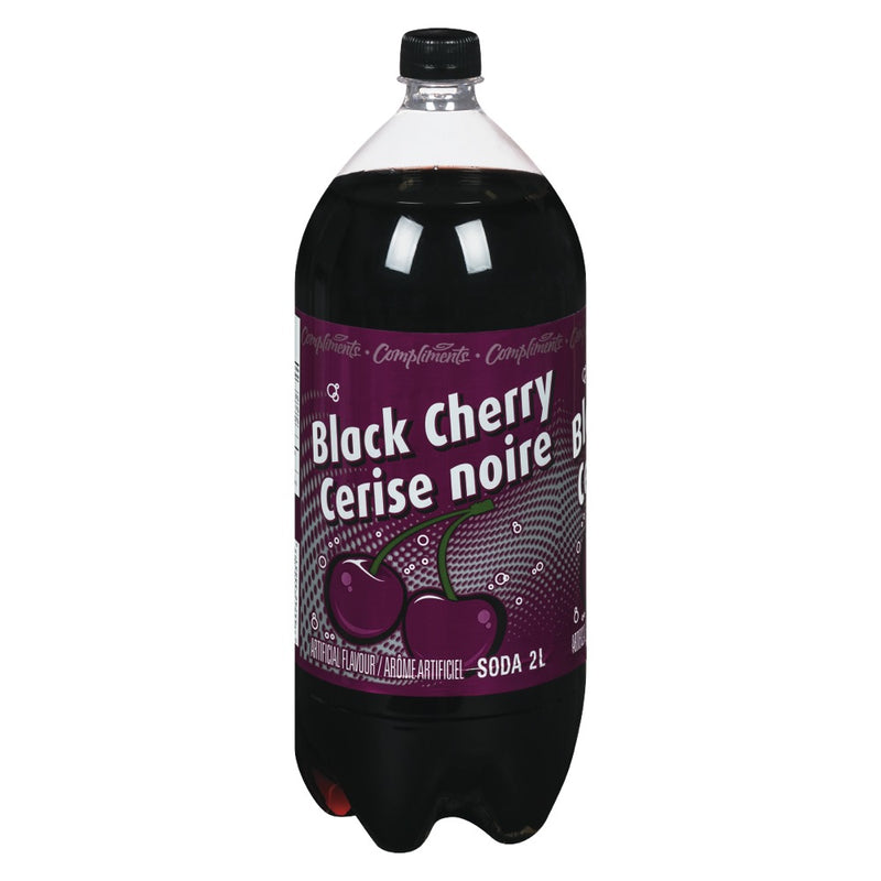 COMPLIMENTS BLACK CHERRY SODA [2 L]
