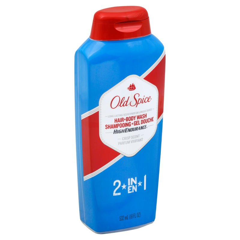 Old Spice High Endurance 2 in 1 Body & Hair Wash, 532 mL