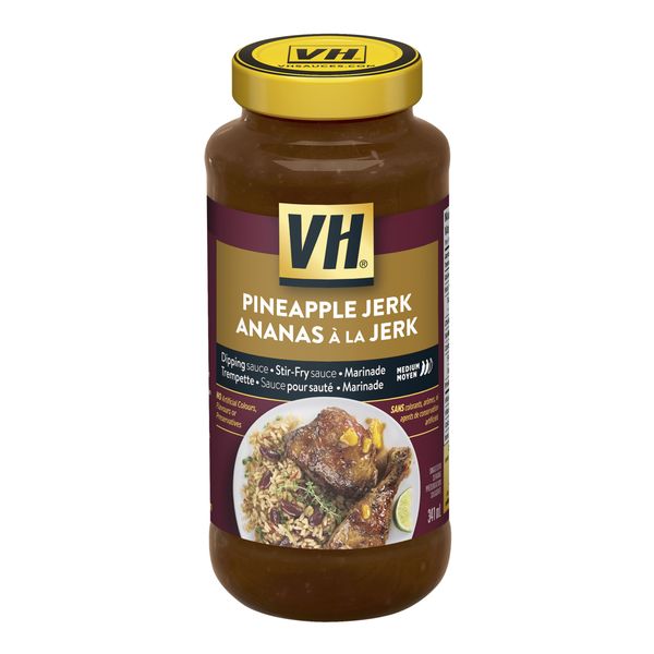 V-H PINEAPPLE-JERK SAUCE [341 ml]
