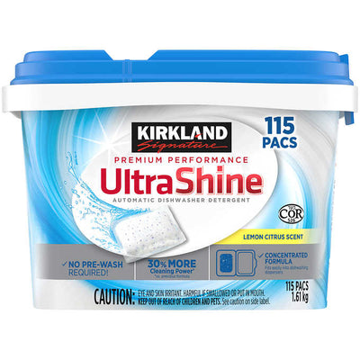 KIRKLAND DISHWASHER PUCKS [115 pcs]