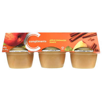 COMP APPLE SAUCE CINNAMON 6PAC [113 g]