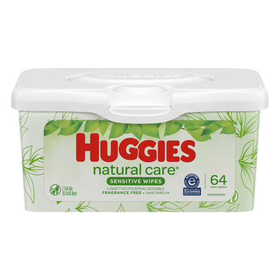 HUGGIES NATURAL CARE WIPES [64 ea]