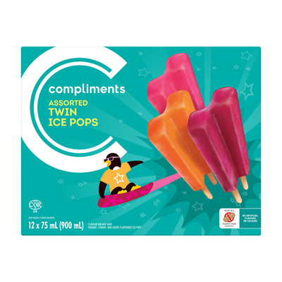 Comp Assorted Ice Pops Twins [12 pcs]