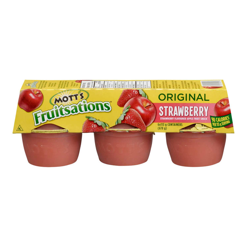 MOTTS FRUITSATIONS STRWB/APPLE [6 EA]