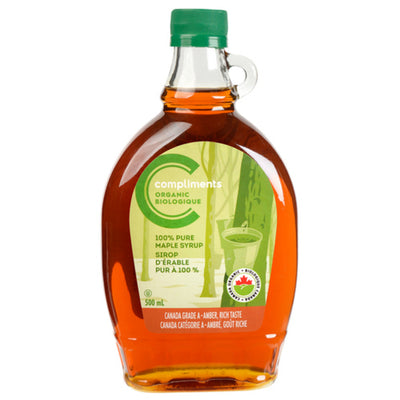 COMPLIMENTS ORGANIC MAPLE SYRP [375 ml]