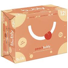 BUBLY SPARKLING WATER PEACH [12 EA]
