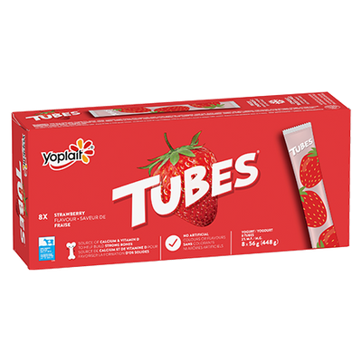 YOPLAIT TUBES STRWB YOGURT [448 g]