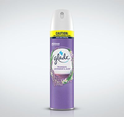 GLADE TRANQUIL LAVENDER & ALOE AIR FRESHENER 235g