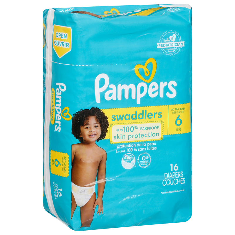 PAMPERS SWADDLER JMB SIZE 6 [16 ea]