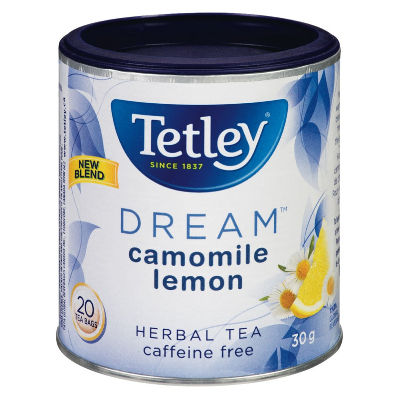 TETLEY HERBAL TEA CAMOMILE LEM [20 EA]