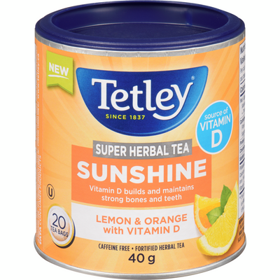 TETLEY TEA SUPER HERBAL SUNSHI [8 ea]
