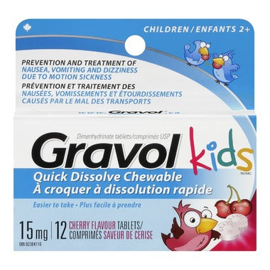 GRAVOL KIDS 15MG