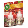 Air Wick Scented Oil Air Freshener with Essential Oils, Twin Pack, Apple Cinnamon Medley, 19 g, 2 ct
