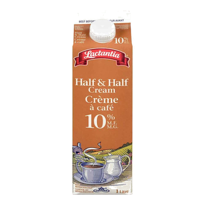 Lactantia 10% Half & Half Cream, 1 litre